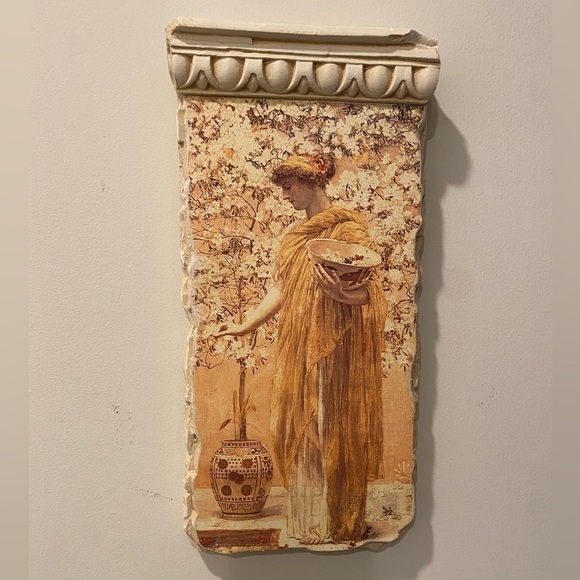 Lady of Blossoms Wall Plaque - Picture 2 of 10